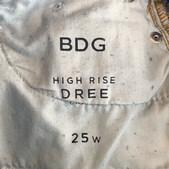 ⭐️ BDG Urban Outfitters High Rise Dree Cheeky Jean Denim Shorts Size 25 - Picture 7 of 9
